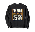 Low Energy Quiet Types Sweatshirt - Trendy Graphic Unisex - T-Shirt, Sweatshirt, Hoodie