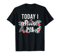 Today I Choose Joy Inspirational Floral T-Shirt - Graphic Print for Adults - T-Shirt, Sweatshirt, Hoodie