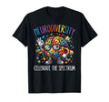 Rainbow Brain Neurodiversity T-Shirt - Casual Everyday Wear for Adults - T-Shirt, Sweatshirt, Hoodie