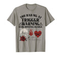 Trigger Warning Dark Romance Reader T-Shirt - Trendy Graphic for Adults - T-Shirt, Sweatshirt, Hoodie