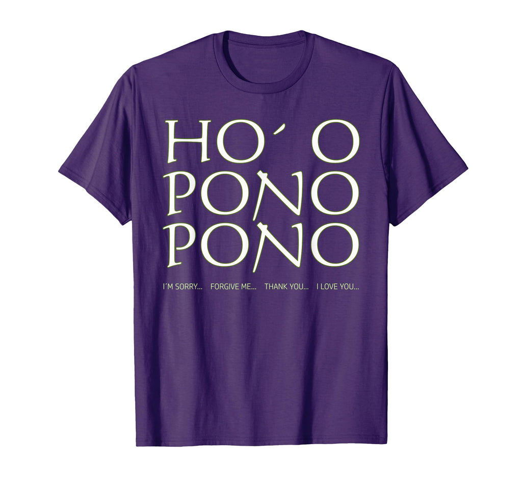 Hooponopono Ho O Pono Hawaiian Mantra T-Shirt - Aesthetic Graphic Men Women - T-Shirt, Sweatshirt, Hoodie