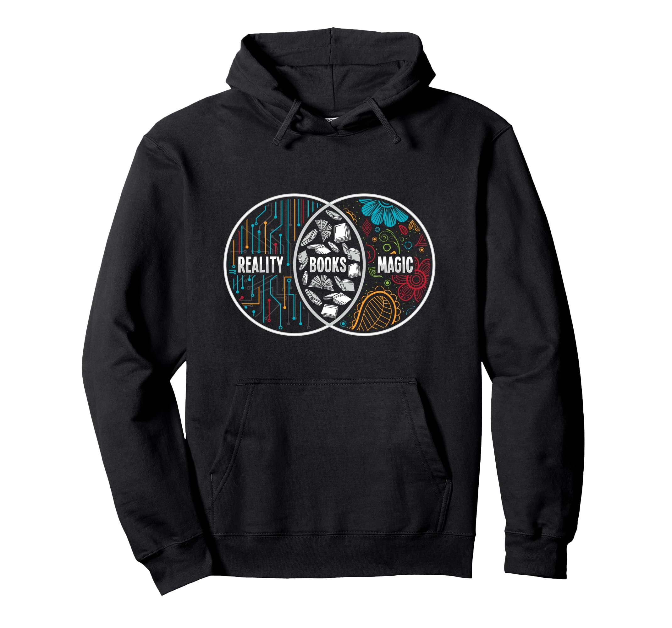 Bookworm Bibliophile Book Nerd Hoodie - Trendy Graphic Unisex - T-Shirt, Sweatshirt, Hoodie