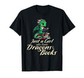 Just Who Loves Dragons Books Book Lover T-Shirt - Trendy Graphic Men Women - T-Shirt, Sweatshirt, Hoodie