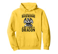 World Full Bookworms Be Book Dragon Book Hoodie - Trendy Graphic Unisex - T-Shirt, Sweatshirt, Hoodie