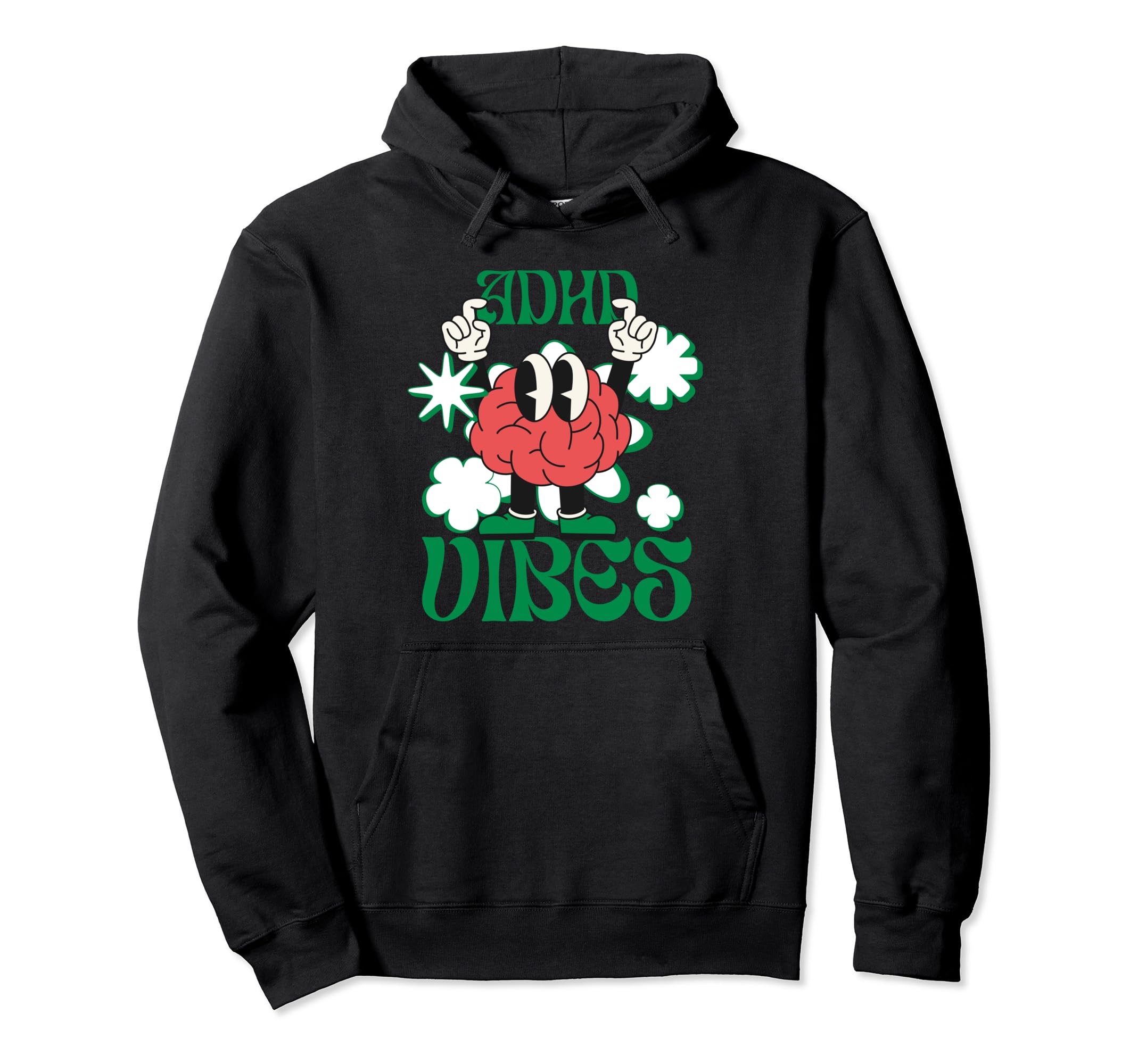 Funny Adhd Meme Brain Novelty Hoodie - Fun Novelty Design for Adults - T-Shirt, Sweatshirt, Hoodie