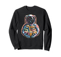 Colorful Galaxy Explorer Reading Sweatshirt - Aesthetic Graphic Unisex - T-Shirt, Sweatshirt, Hoodie