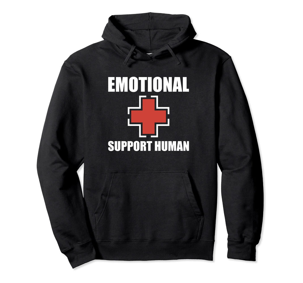 Emotional Support Human Service Dog Love Hoodie - Custom Art Print Unisex - T-Shirt, Sweatshirt, Hoodie