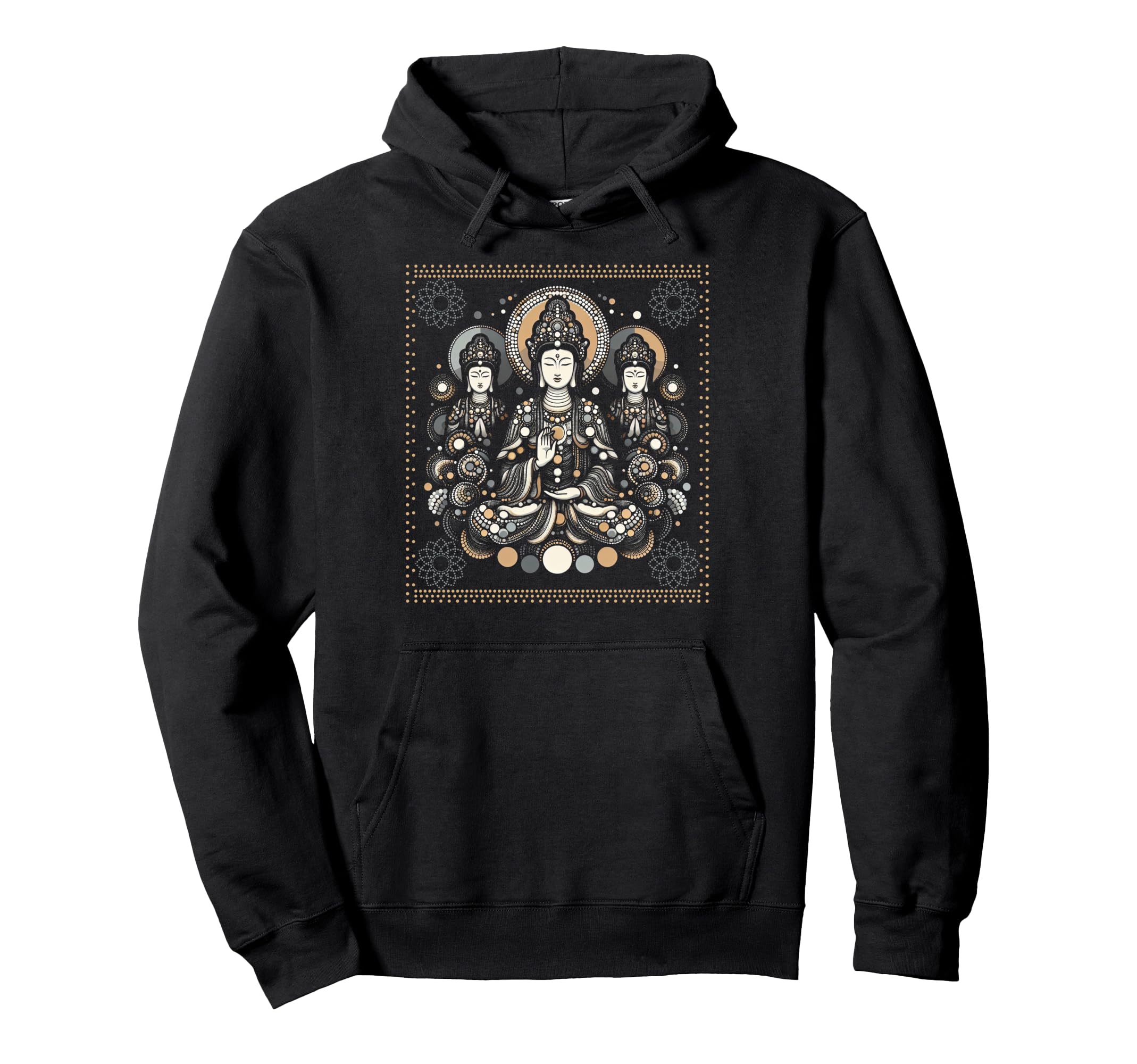 Guanyin Avalokitesvara Tibetan Buddhism Hoodie - Trendy Graphic Men Women - T-Shirt, Sweatshirt, Hoodie