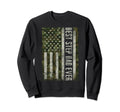 Best Step Dad Ever Us Flag Dad Sweatshirt - Graphic Print Men Women - T-Shirt, Sweatshirt, Hoodie