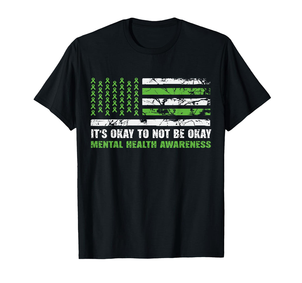 Its Okay To Not Be Okay Mental T-Shirt - Minimalist Print for Adults - T-Shirt, Sweatshirt, Hoodie