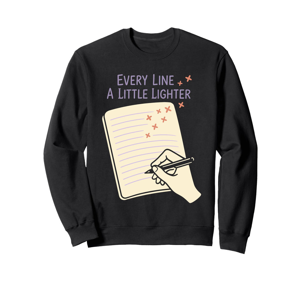 Mindfulness Journaling Self Care Mental Sweatshirt - Unique Graphic Unisex - T-Shirt, Sweatshirt, Hoodie