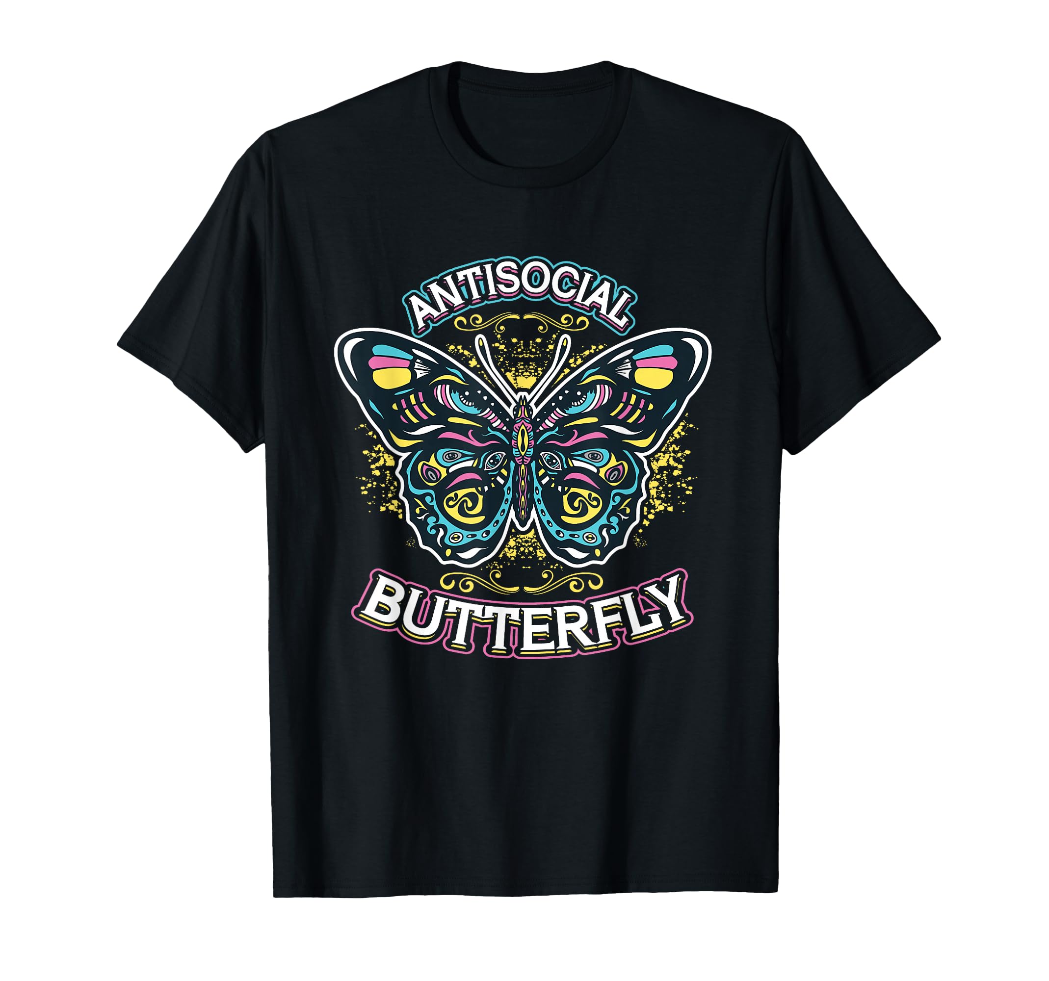 Antisocial Butterfly T-Shirt - Custom Art Print for Adults - T-Shirt, Sweatshirt, Hoodie