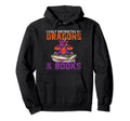 Easily Distracted Dragons And Books Hoodie - Unique Graphic Men Women - T-Shirt, Sweatshirt, Hoodie