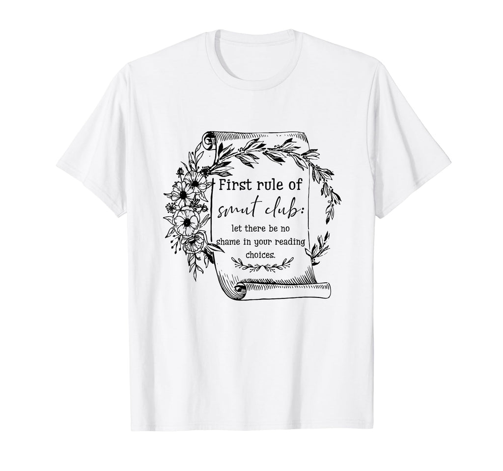 First Rule Smut Club Smut Book T-Shirt - Fun Novelty Design for Adults - T-Shirt, Sweatshirt, Hoodie