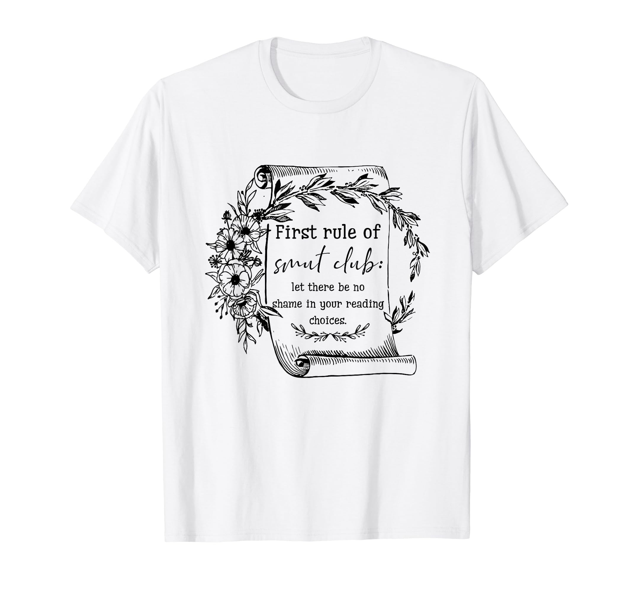 First Rule Smut Club Smut Book T-Shirt - Fun Novelty Design for Adults - T-Shirt, Sweatshirt, Hoodie