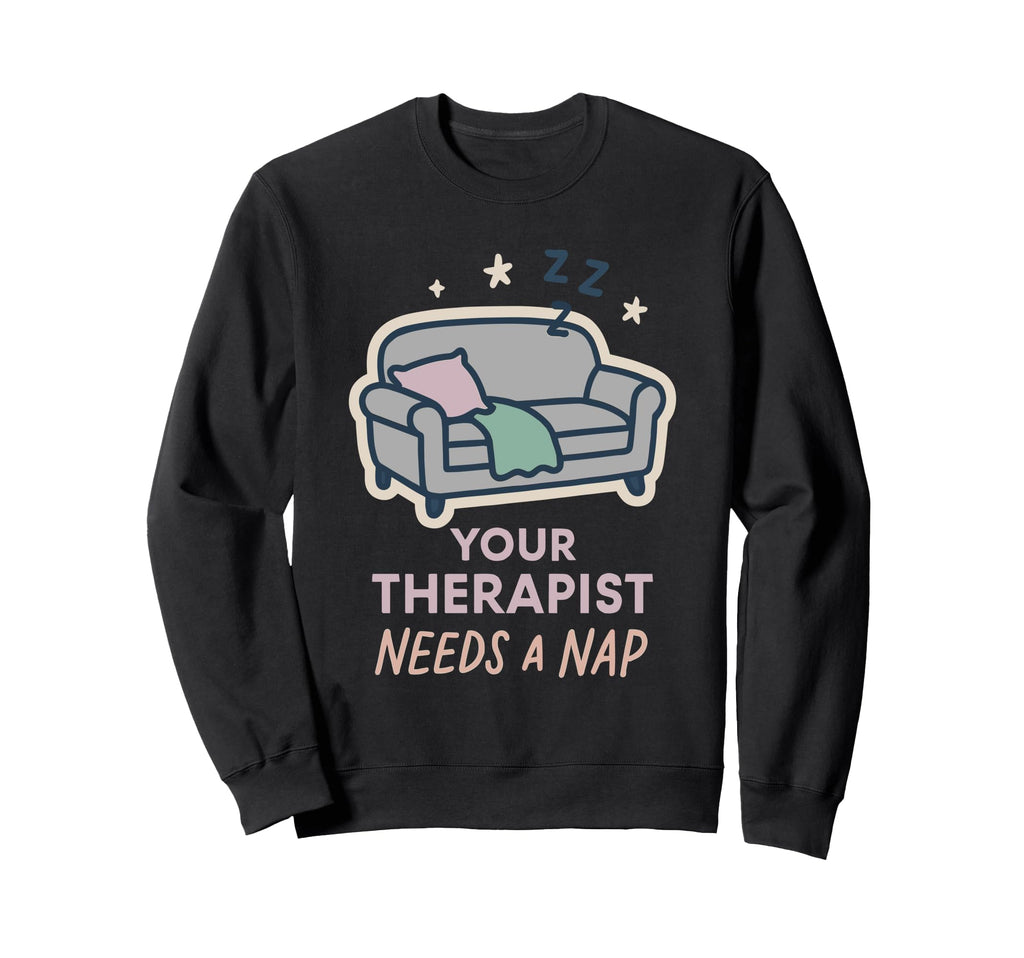 Therapist Burnout Counselor Mental Sweatshirt - Custom Art Print Men Women - T-Shirt, Sweatshirt, Hoodie