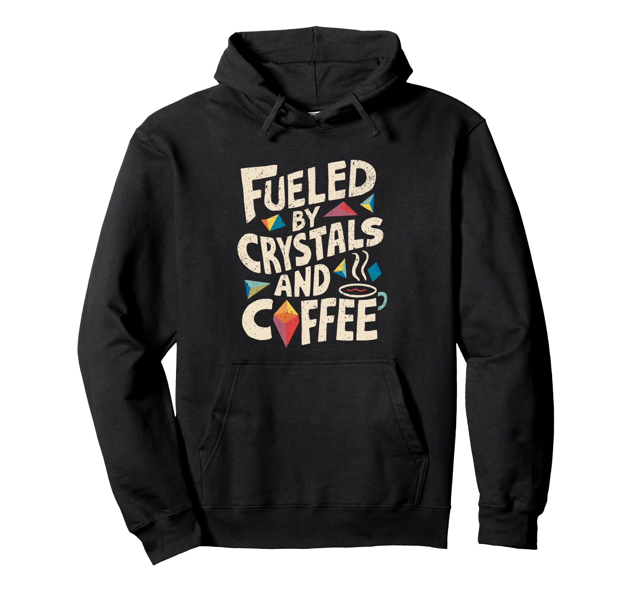 Morning Ritual Coffee Crystals Hoodie - Custom Art Print Unisex - T-Shirt, Sweatshirt, Hoodie