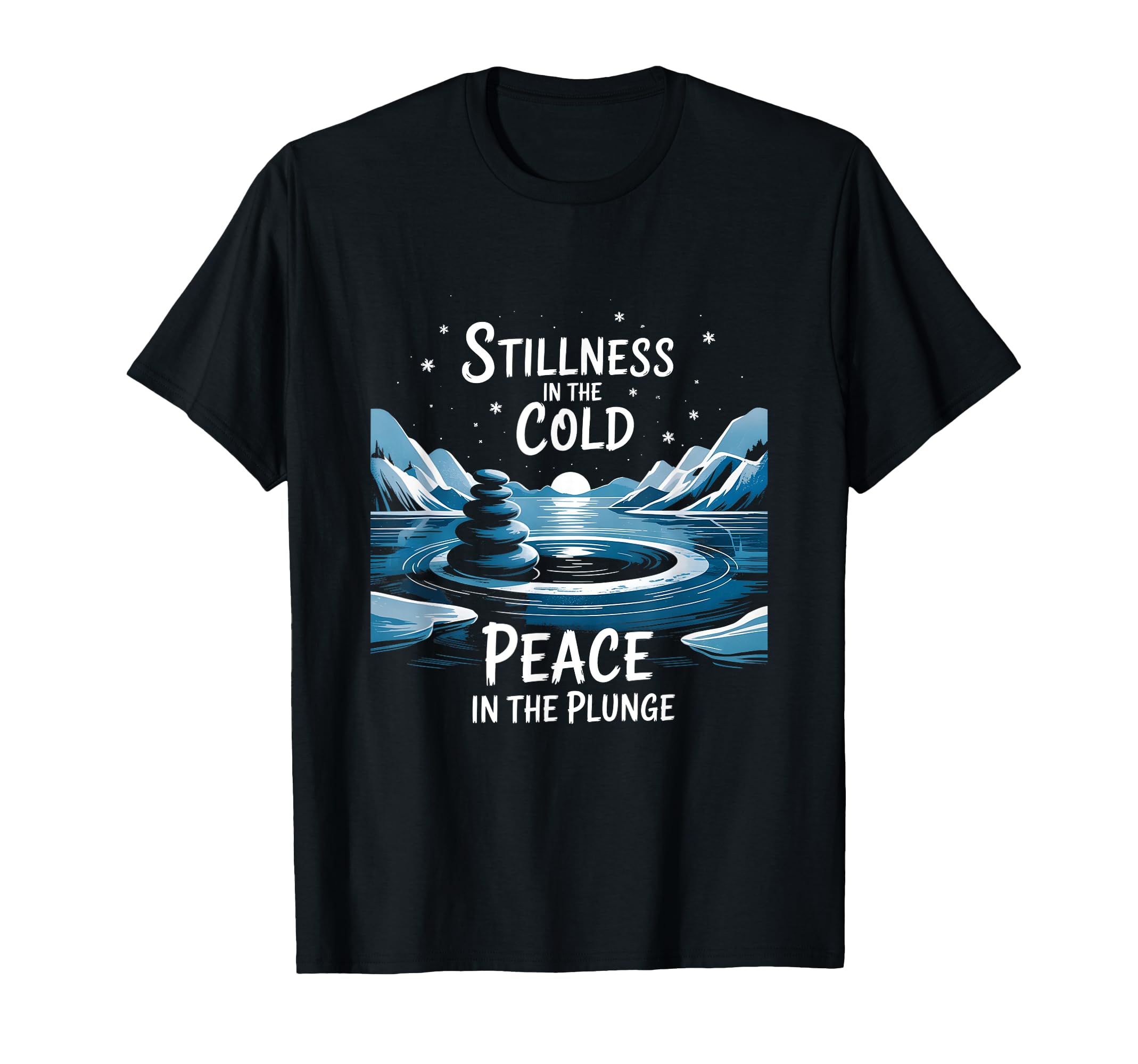 Cold Plunge Mindful Breathwork T-Shirt - Trendy Graphic for Adults - T-Shirt, Sweatshirt, Hoodie