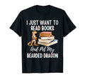 I Want To Read Books And Pet My Bearded T-Shirt - Unique Graphic Men Women - T-Shirt, Sweatshirt, Hoodie