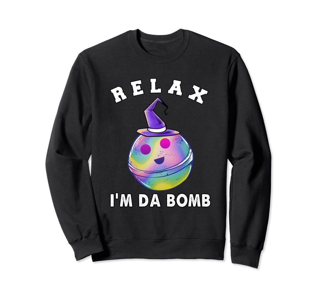 Funny Kawaii Bath Bombs Witchs Hat Sweatshirt - Graphic Print for Adults - T-Shirt, Sweatshirt, Hoodie