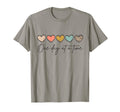 One Day Time Colorful Hearts Mental T-Shirt - Minimalist Print for Adults - T-Shirt, Sweatshirt, Hoodie