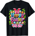 Happy Easter Bunny Spring Unisex T-shirt, Sweatshirt, Hoodie, Long Sleeve Tee - T-Shirt, Sweatshirt, Hoodie