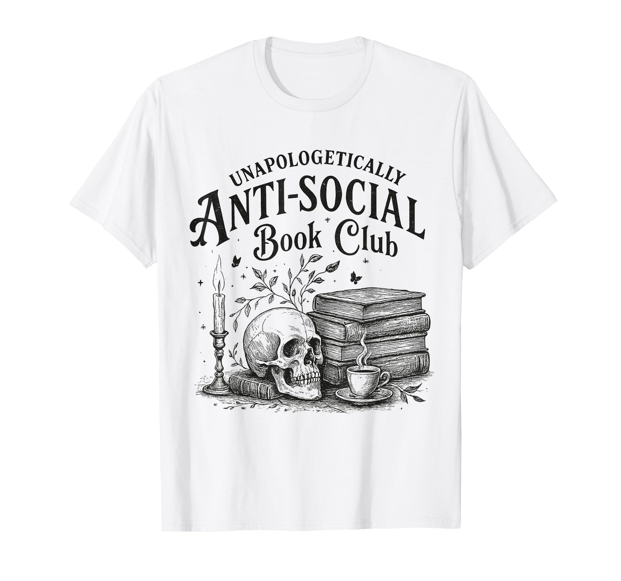 Anti Social Book Club Bookish Introvert T-Shirt - Trendy Graphic Men Women - T-Shirt, Sweatshirt, Hoodie