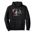 Meditation Dragon Yoga Pose Relaxing Animal Hoodie - Trendy Graphic Unisex - T-Shirt, Sweatshirt, Hoodie
