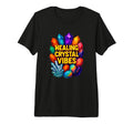 Healing Crystal Vibes Gemstone Rainbow T-Shirt - Graphic Print Men Women - T-Shirt, Sweatshirt, Hoodie