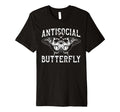 Antisocial Butterfly Funny Introvert T-Shirt - Novelty Apparel Men Women - T-Shirt, Sweatshirt, Hoodie