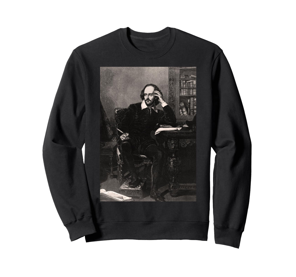 William Shakespeare Sweatshirt - Casual Everyday Wear for Adults - T-Shirt, Sweatshirt, Hoodie