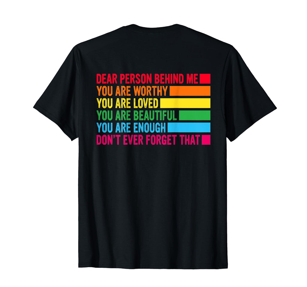 To Person Behind Me You Are Amazing T-Shirt - Aesthetic Graphic Men Women - T-Shirt, Sweatshirt, Hoodie