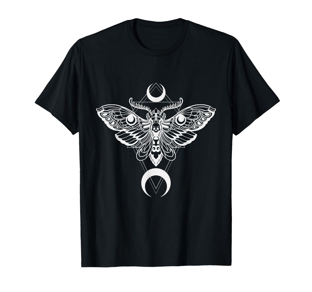 Beautiful Moth Goth Horror T-Shirt - Casual Everyday Wear Unisex - T-Shirt, Sweatshirt, Hoodie