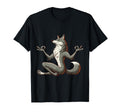 Meditation Wolf Yoga Pose Relaxing T-Shirt - Unique Graphic for Adults - T-Shirt, Sweatshirt, Hoodie