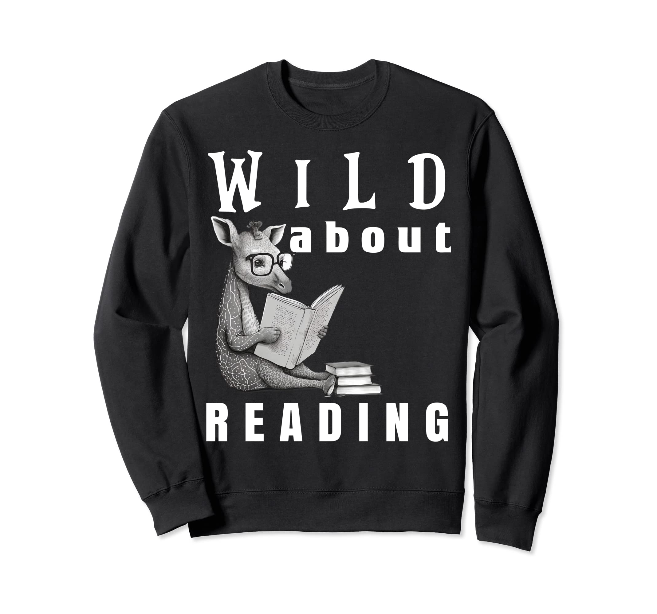 Wild About Reading Love Books Sweatshirt - Aesthetic Graphic Men Women - T-Shirt, Sweatshirt, Hoodie
