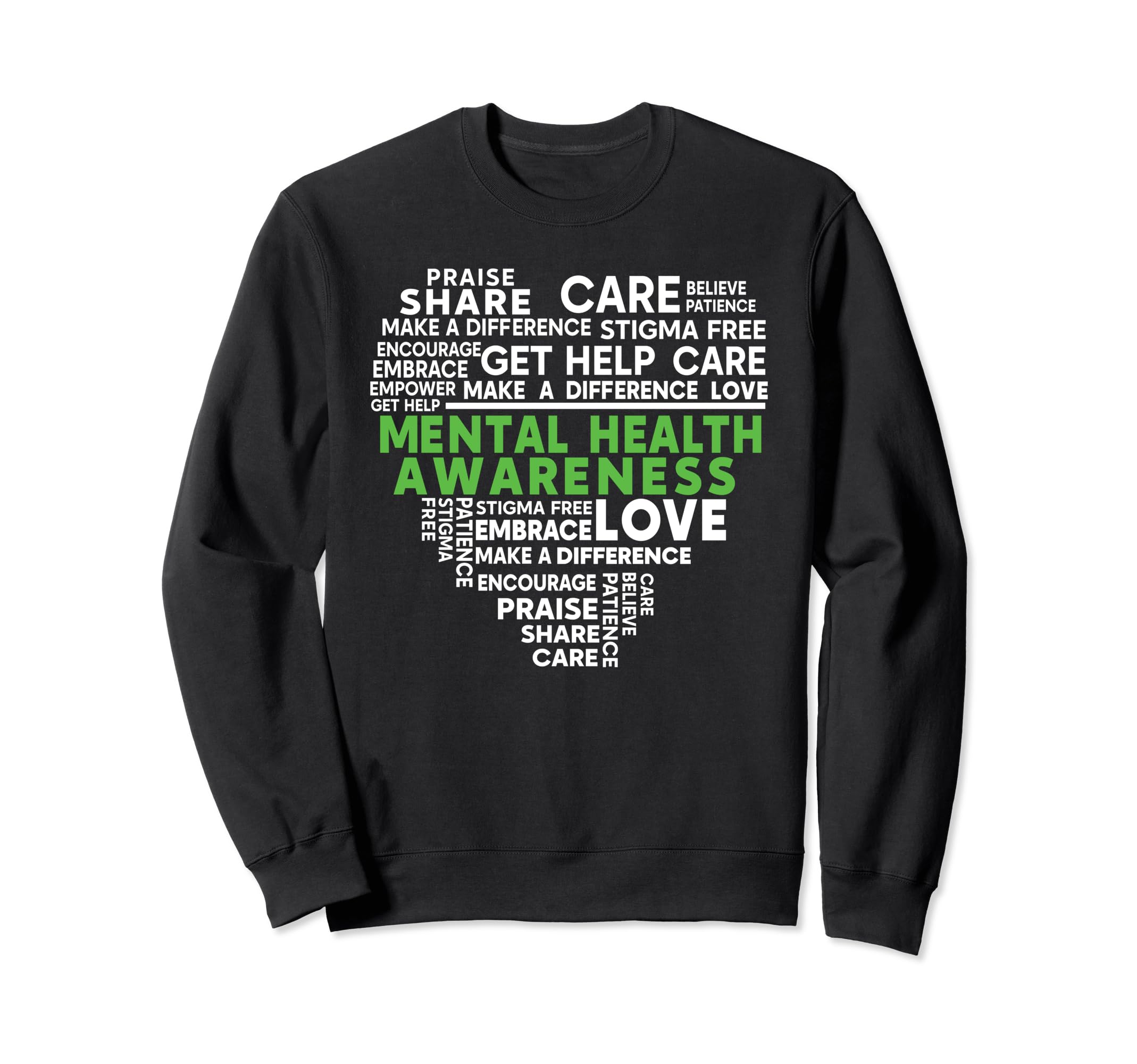 Mental Health Awareness Mental Sweatshirt - Fun Novelty Design for Adults - T-Shirt, Sweatshirt, Hoodie