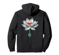 Lotus Flower Yoga Metaphysical Hoodie - Custom Art Print Unisex - T-Shirt, Sweatshirt, Hoodie