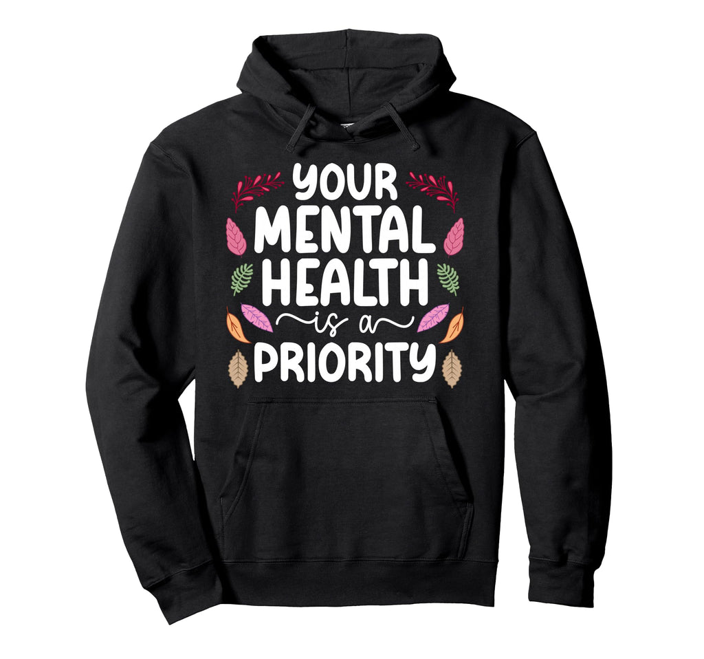 Mental Health Therapist Best Mental Hoodie - Aesthetic Graphic Unisex - T-Shirt, Sweatshirt, Hoodie