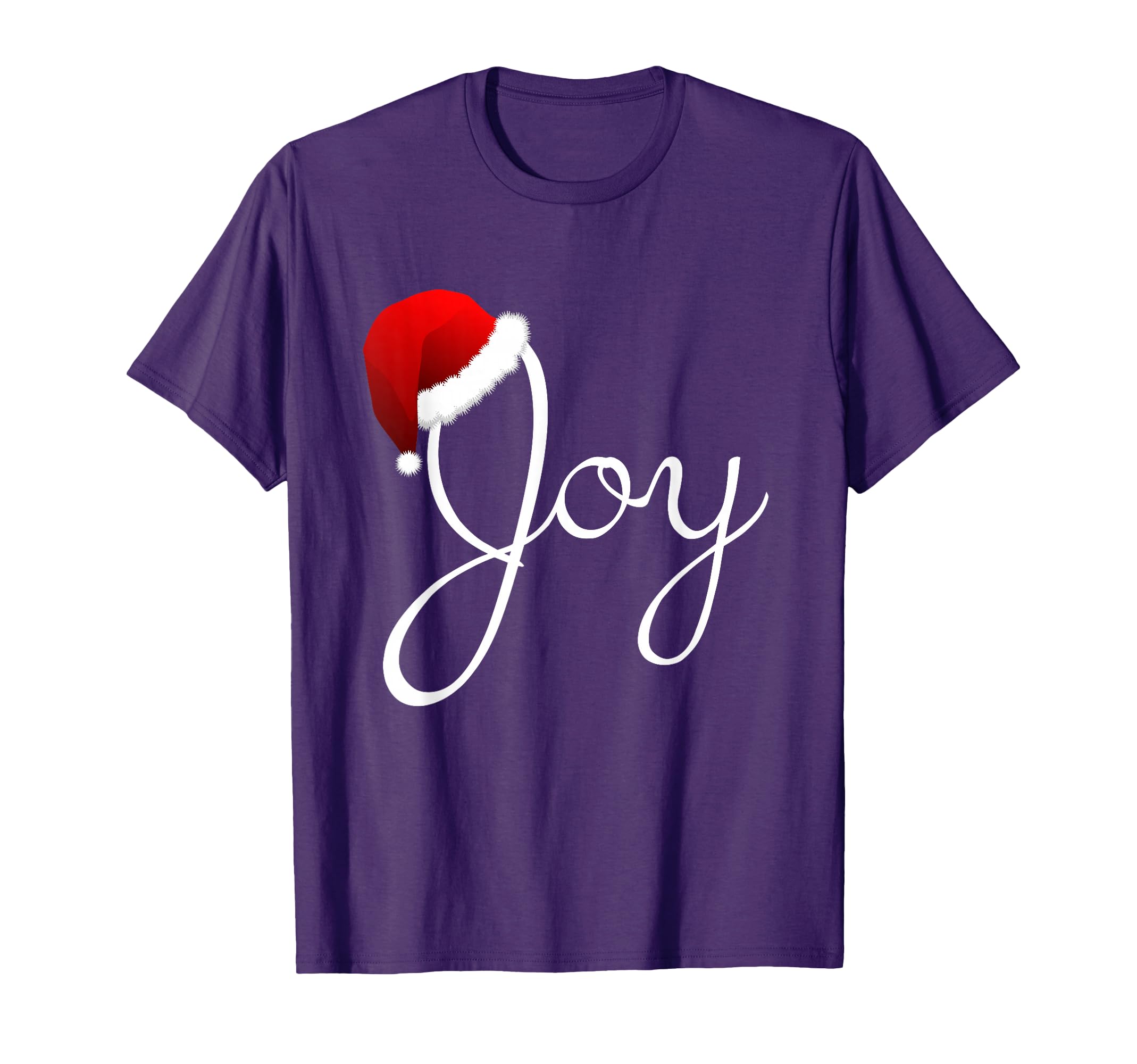 Joy Santa Hat Joy T-Shirt - Custom Art Print Men Women - T-Shirt, Sweatshirt, Hoodie