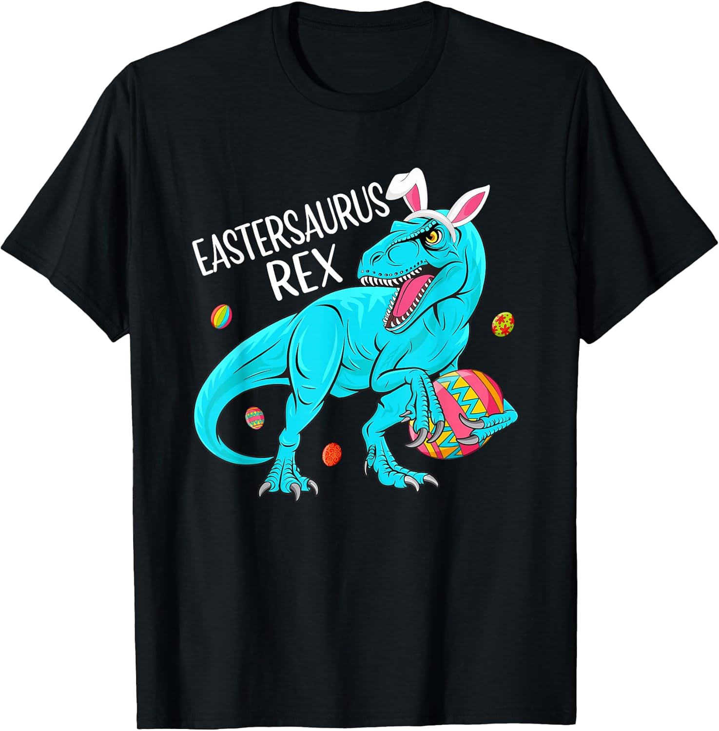 Bunny T-Rex Dinosaur Easter Sunday Unisex T-shirt, Sweatshirt, Hoodie, Long Sleeve Tee - T-Shirt, Sweatshirt, Hoodie