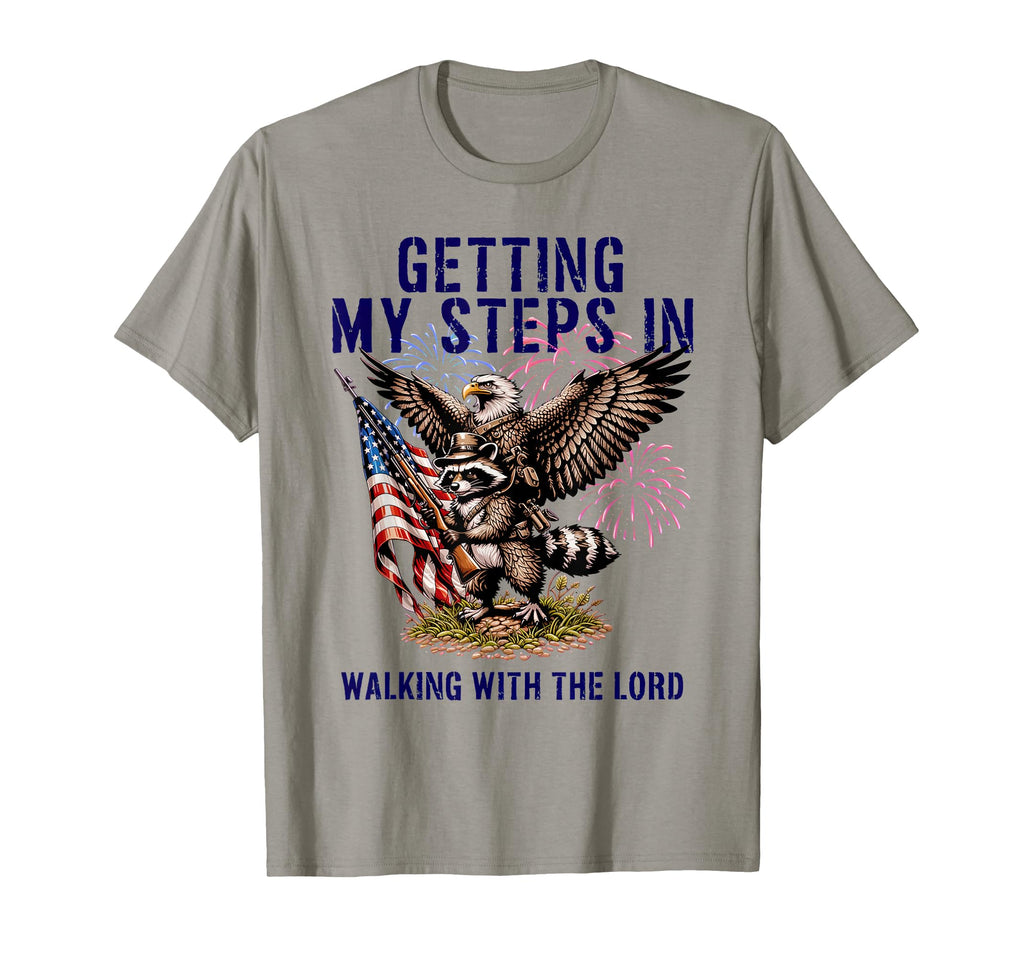 Getting My Steps Walking Lord Eagle T-Shirt - Custom Art Print for Adults - T-Shirt, Sweatshirt, Hoodie