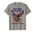 Getting My Steps Walking Lord Eagle T-Shirt - Custom Art Print for Adults - T-Shirt, Sweatshirt, Hoodie
