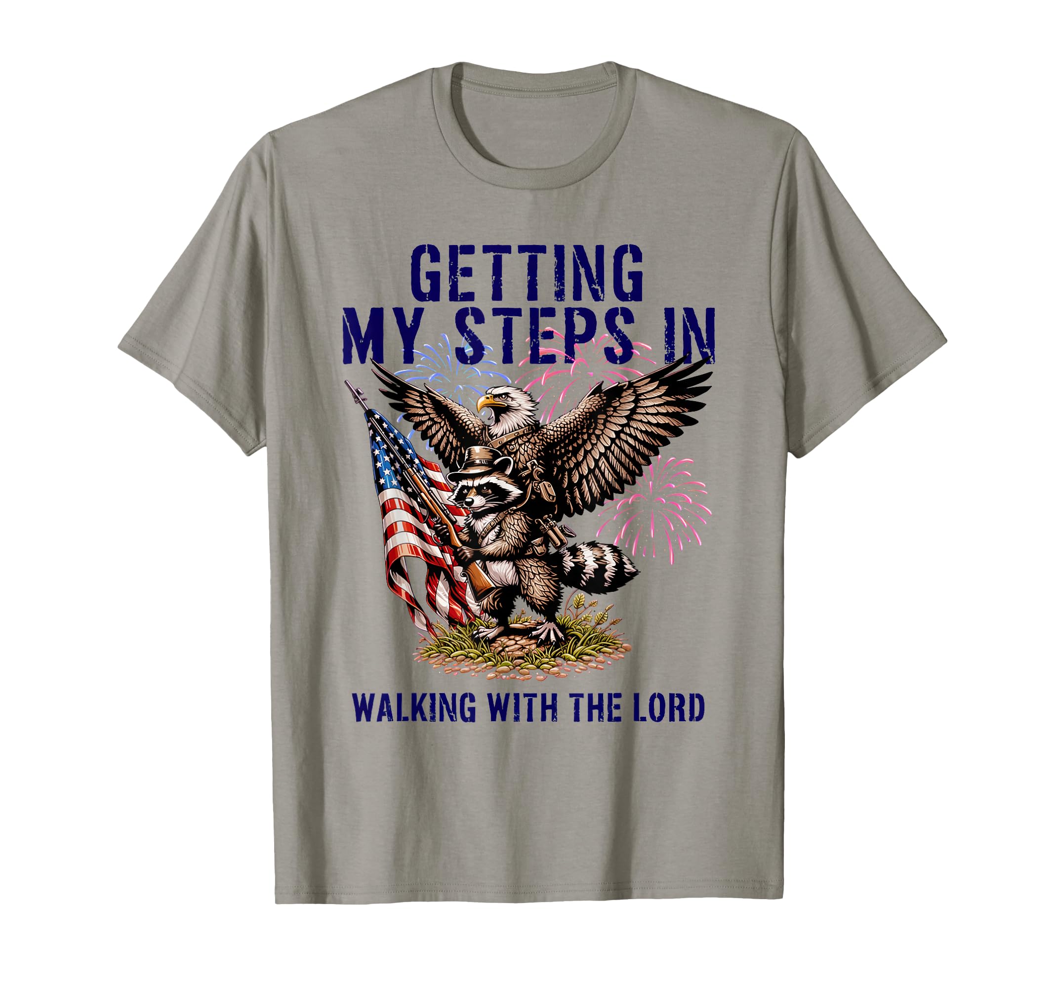 Getting My Steps Walking Lord Eagle T-Shirt - Custom Art Print for Adults - T-Shirt, Sweatshirt, Hoodie