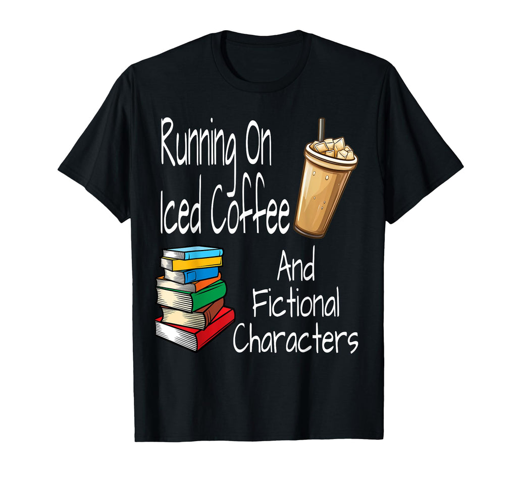 Running Iced Coffee And Fictional T-Shirt - Custom Art Print for Adults - T-Shirt, Sweatshirt, Hoodie