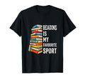 Reading Is My Favourite Sport Funny T-Shirt - Minimalist Print for Adults - T-Shirt, Sweatshirt, Hoodie