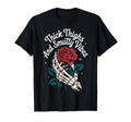 Thick Thighs And Smutty Vibes T-Shirt - Unique Graphic for Adults - T-Shirt, Sweatshirt, Hoodie