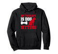 My Therapy Is Dog Sitting Dog Sitter Hoodie - Unique Graphic Men Women - T-Shirt, Sweatshirt, Hoodie