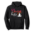Yoga Life Meditating Lotus Namaste Hoodie - Minimalist Print Unisex - T-Shirt, Sweatshirt, Hoodie