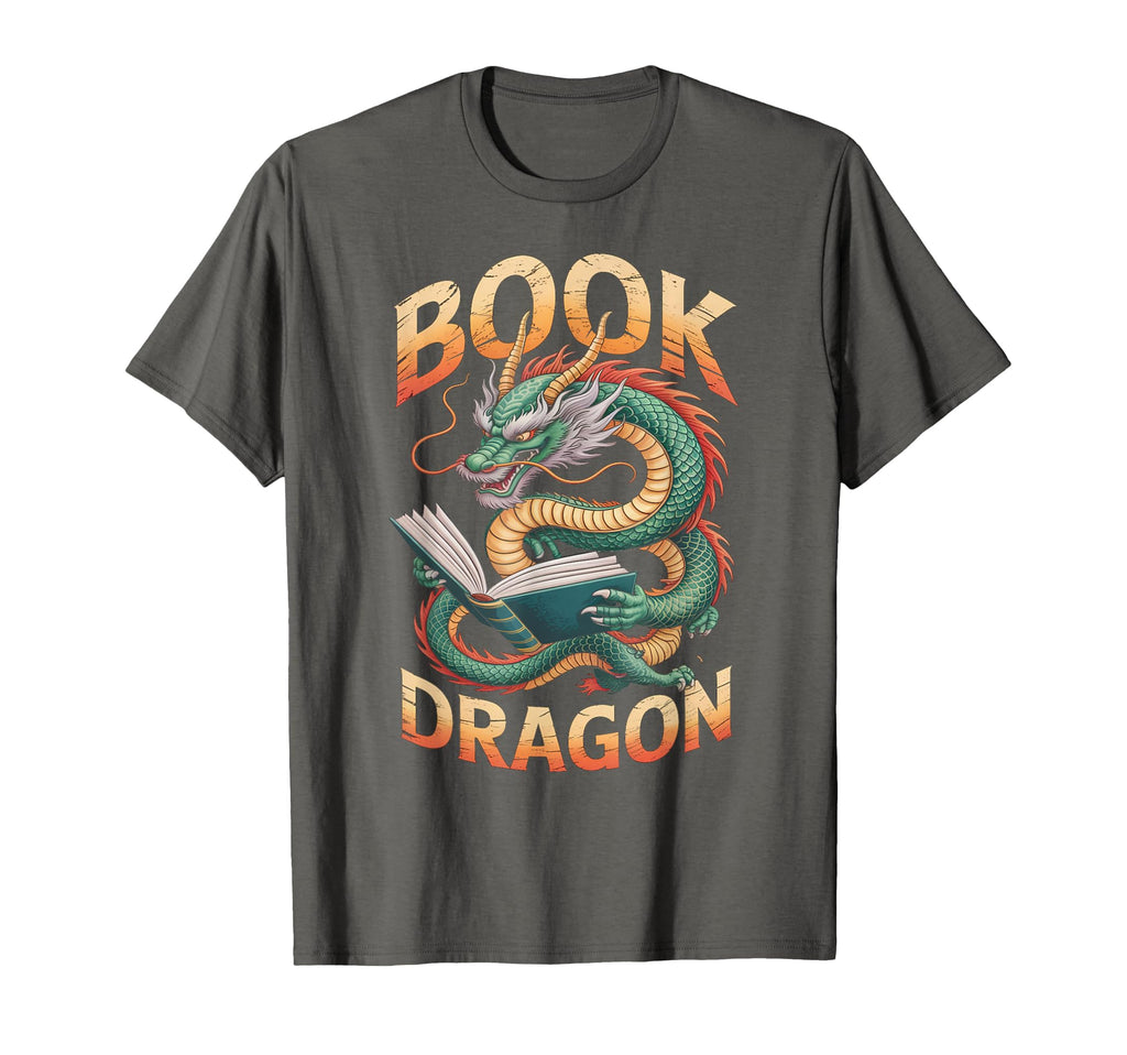 Funny Bookworm Be Book Dragon Nerd Squad T-Shirt - Unique Graphic Unisex - T-Shirt, Sweatshirt, Hoodie