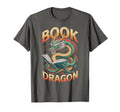Funny Bookworm Be Book Dragon Nerd Squad T-Shirt - Unique Graphic Unisex - T-Shirt, Sweatshirt, Hoodie